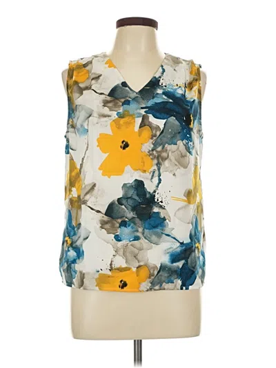 Pre-owned Shein Sleeveless Blouse In Yellow