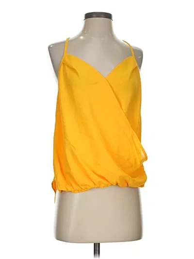 Pre-owned Shein Sleeveless Blouse In Yellow