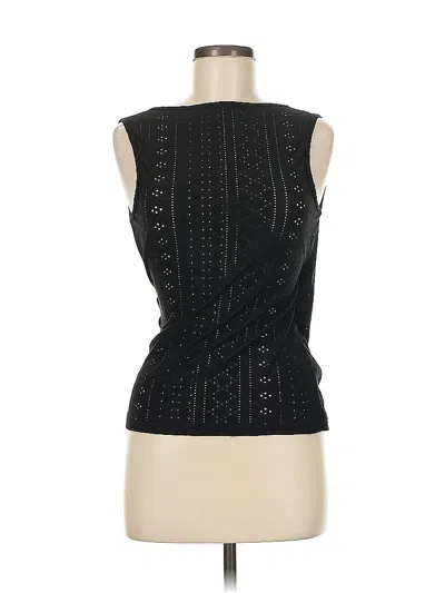 Pre-owned Shein Sleeveless T-shirt In Black