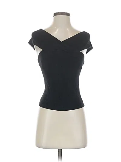 Pre-owned Shein Sleeveless T-shirt In Black
