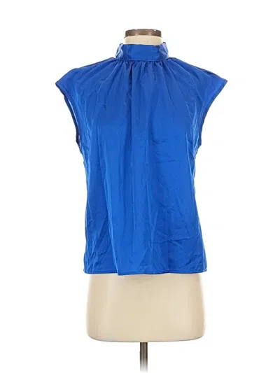 Pre-owned Shein Sleeveless T-shirt In Blue