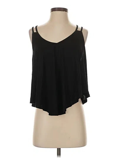 Pre-owned Shein Sleeveless Top Black Cold Shoulder Neckline Tops