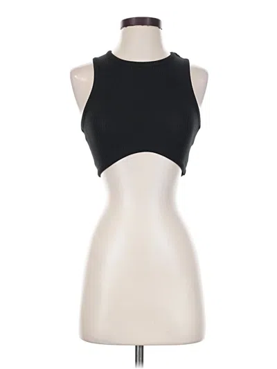 Pre-owned Shein Sleeveless Top Black Halter Neckline Tops