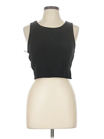 Pre-owned Shein Sleeveless Top Black Halter Neckline Tops