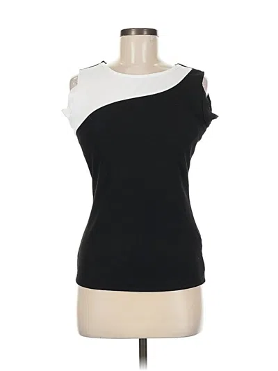 Pre-owned Shein Sleeveless Top Black One Shoulder Neckline Tops