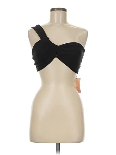 Pre-owned Shein Sleeveless Top Black One Shoulder Neckline Tops