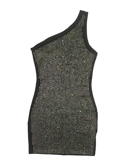 Pre-owned Shein Sleeveless Top Black One Shoulder Neckline Tops