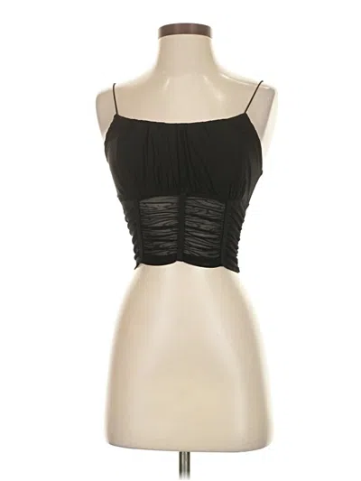 Pre-owned Shein Sleeveless Top Black Strapless Neckline Tops