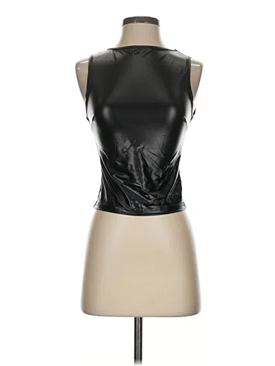 Pre-owned Shein Sleeveless Top Black Strapless Neckline Tops