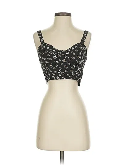 Pre-owned Shein Sleeveless Top Black Sweetheart Neckline Tops