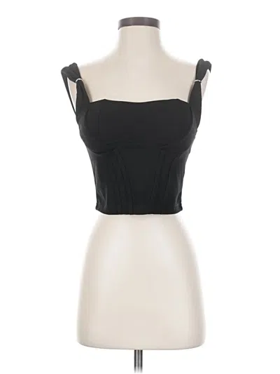 Pre-owned Shein Sleeveless Top Black Sweetheart Neckline Tops