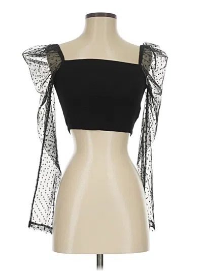 Pre-owned Shein Sleeveless Top Black Sweetheart Neckline Tops