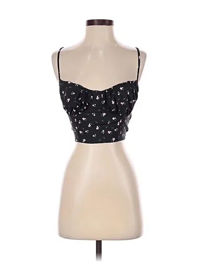 Pre-owned Shein Sleeveless Top Black Sweetheart Neckline Tops