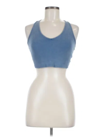 Pre-owned Shein Sleeveless Top Blue Halter Neckline Tops