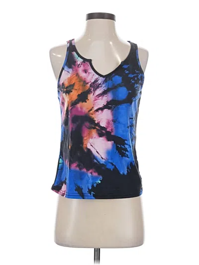 Pre-owned Shein Sleeveless Top Blue Halter Neckline Tops