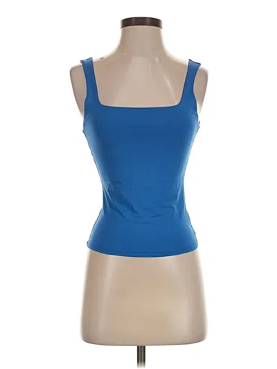 Pre-owned Shein Sleeveless Top Blue Scoop Neck Tops