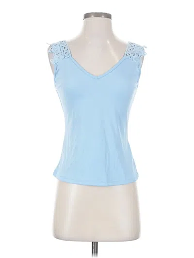 Pre-owned Shein Sleeveless Top Blue Sweetheart Neckline Tops