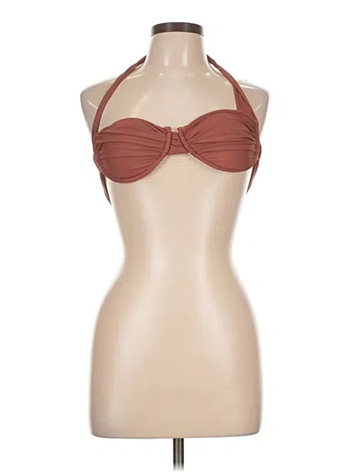 Pre-owned Shein Sleeveless Top Brown Halter Neckline Tops