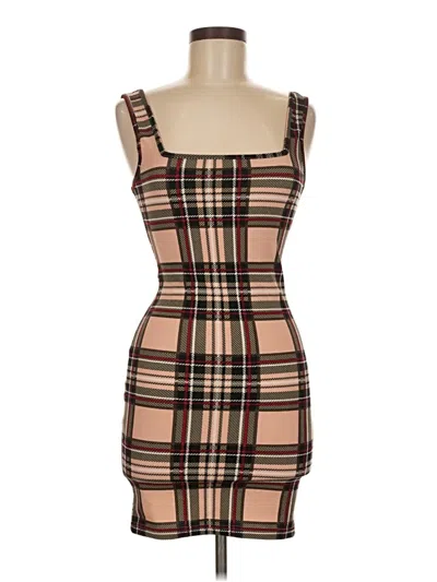 Pre-owned Shein Sleeveless Top Brown Square Neckline Tops