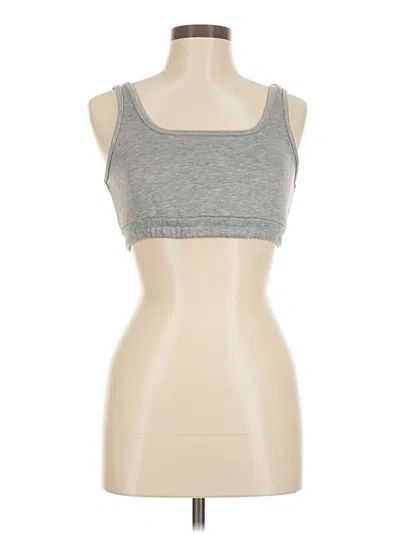 Pre-owned Shein Sleeveless Top Gray Sweetheart Neckline Tops