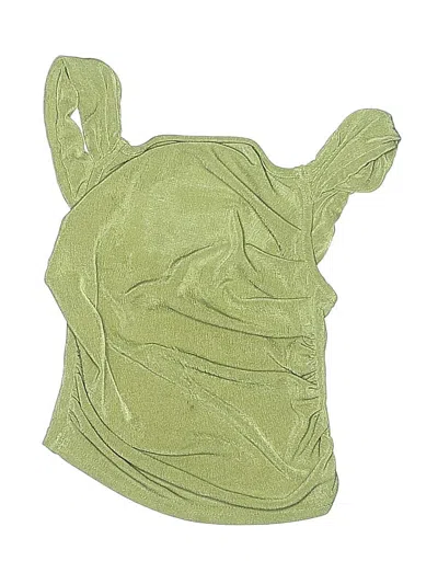 Pre-owned Shein Kids' Sleeveless Top Green Cowl Neck Tops