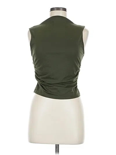 Pre-owned Shein Sleeveless Top Green Cowl Neck Tops