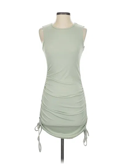 Pre-owned Shein Sleeveless Top Green Halter Neckline Tops