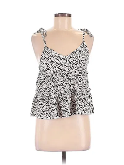 Pre-owned Shein Sleeveless Top Ivory Halter Neckline Tops
