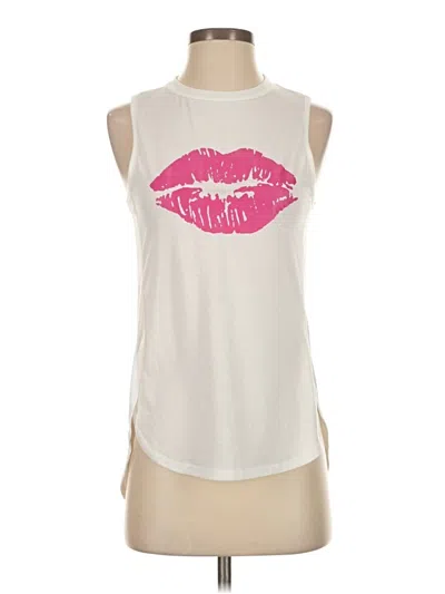 Pre-owned Shein Sleeveless Top Ivory Halter Neckline Tops In White