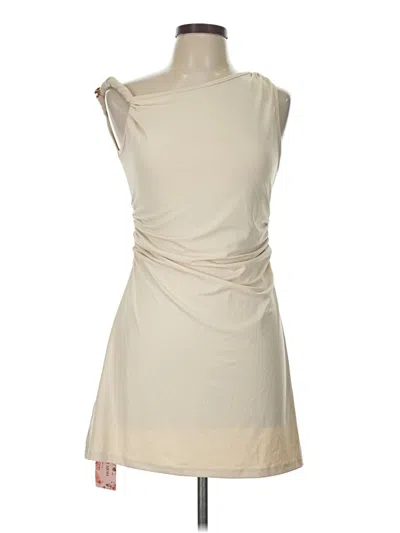 Pre-owned Shein Sleeveless Top Ivory One Shoulder Neckline Tops