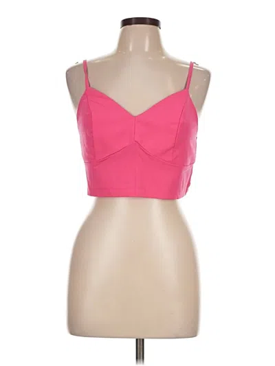 Pre-owned Shein Sleeveless Top Pink Sweetheart Neckline Tops