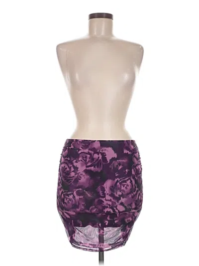 Pre-owned Shein Sleeveless Top Purple Strapless Neckline Tops