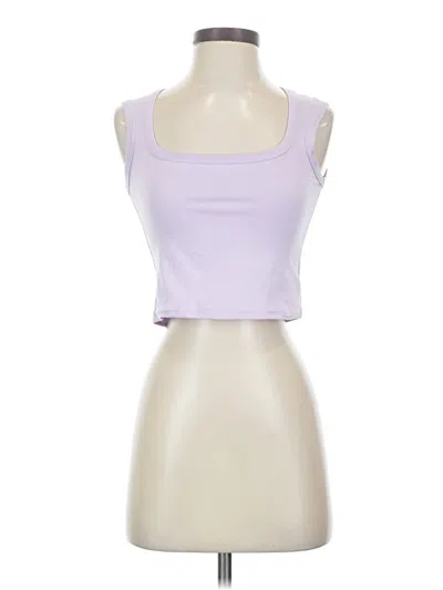 Pre-owned Shein Sleeveless Top Purple Sweetheart Neckline Tops