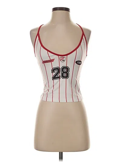 Pre-owned Shein Sleeveless Top Red Halter Neckline Tops