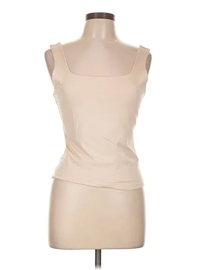 Pre-owned Shein Sleeveless Top Tan Sweetheart Neckline Tops