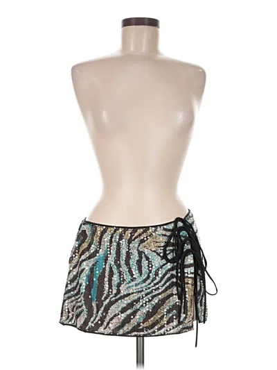Pre-owned Shein Sleeveless Top Teal Strapless Neckline Tops