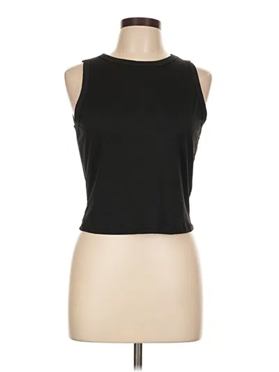 Pre-owned Shein Sleeveless T-shirt In Black