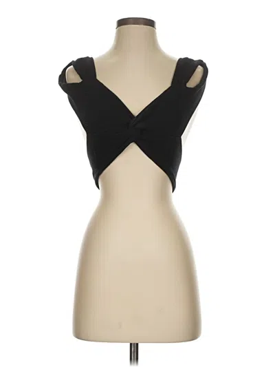 Pre-owned Shein Sleeveless T-shirt In Black