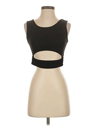 Pre-owned Shein Sleeveless T-shirt In Black