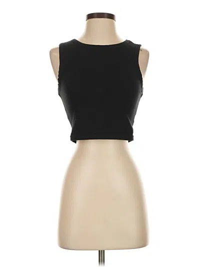 Pre-owned Shein Sleeveless T-shirt In Black