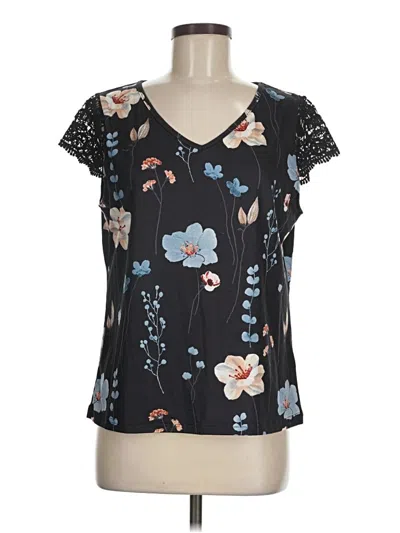 Pre-owned Shein Sleeveless T-shirt In Black