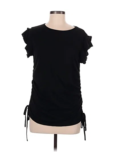 Pre-owned Shein Sleeveless T-shirt In Black