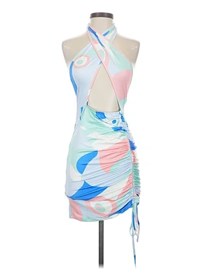 Pre-owned Shein Sleeveless T-shirt In Blue