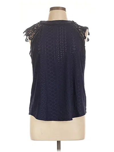 Pre-owned Shein Sleeveless T-shirt In Blue