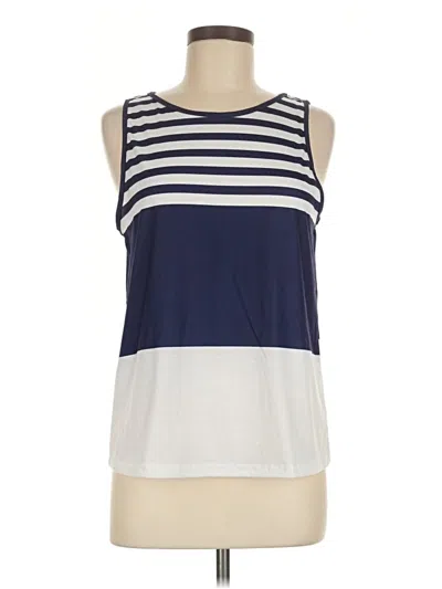Pre-owned Shein Sleeveless T-shirt In Blue