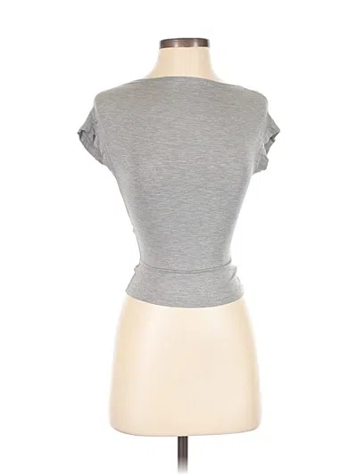 Pre-owned Shein Sleeveless T-shirt In Gray