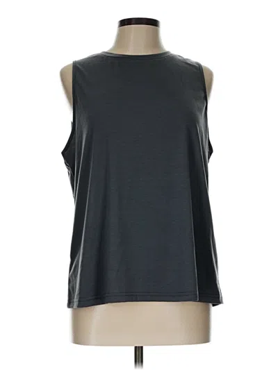 Pre-owned Shein Sleeveless T-shirt In Gray