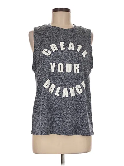 Pre-owned Shein Sleeveless T-shirt In Gray