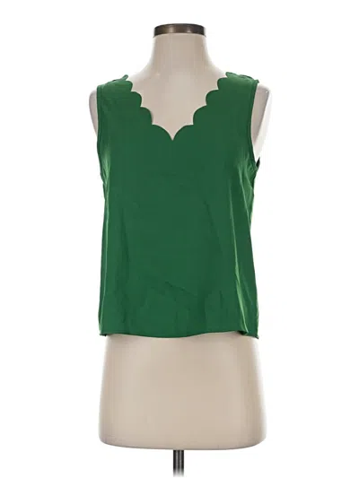 Pre-owned Shein Sleeveless T-shirt In Green