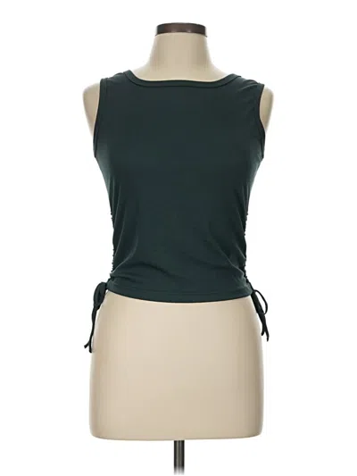 Pre-owned Shein Sleeveless T-shirt In Green